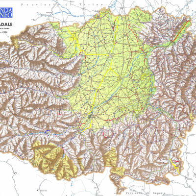Cartina Stradale Provincia di Cuneo Cartina Stradale Provincia di Cuneo